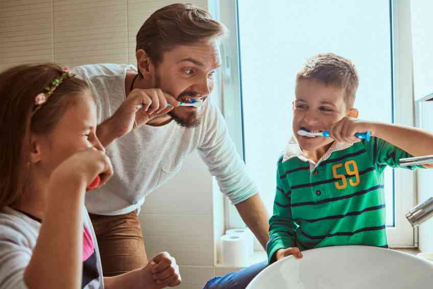 The right brushing technique is important for good dental health