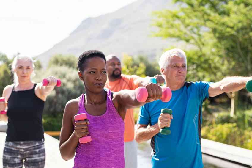 Exercise lowers the risk of Diabetes