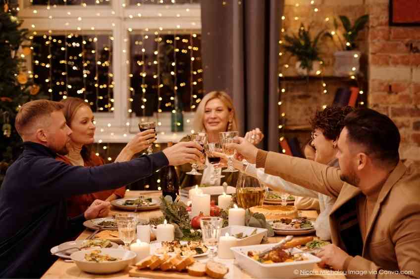Many overindulge in food and drink during the holidays taking less time for themselves.