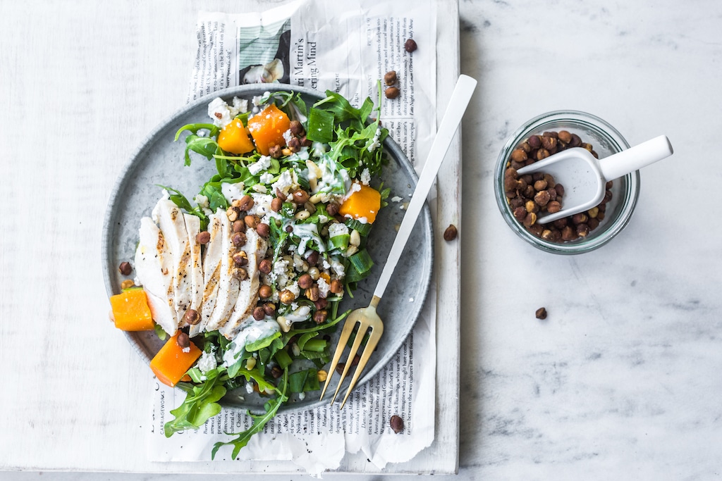 Chicken & Chickpea Salad Recipe