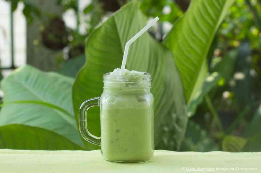 Green Smoothie with Nettle Tea